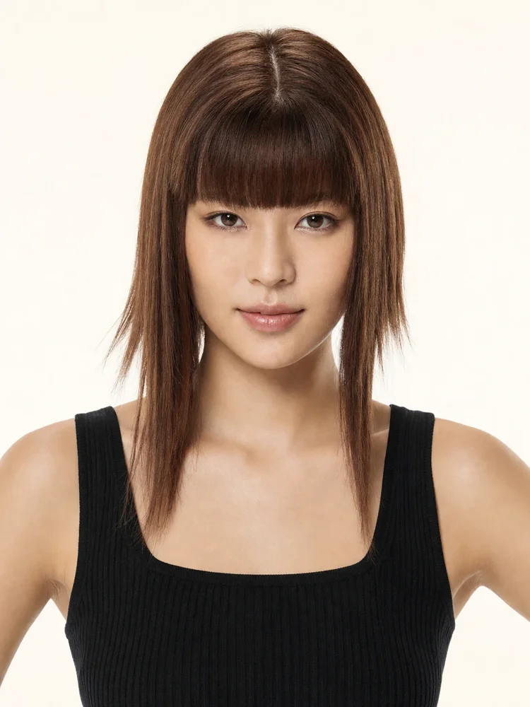 easihair easiBangs Human Hair Clip In Bangs (1pc) | DISCONTINUED｜假髮選款展示