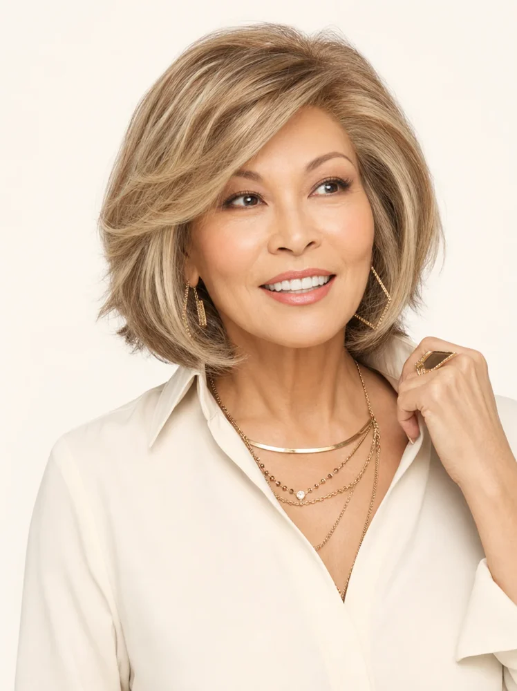 Raquel Welch Ahead of the Curve | Synthetic Lace Front Wig (Mono Part)|假髮選款展示