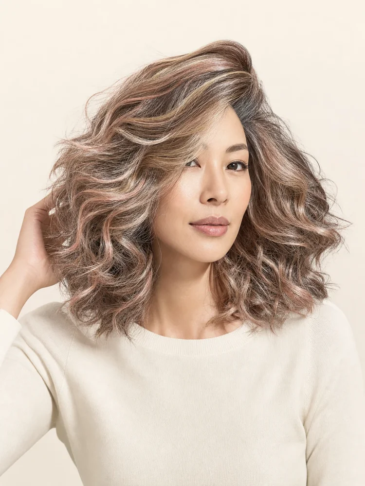 Estetica Avalon | Synthetic Lace Front Wig — product style image