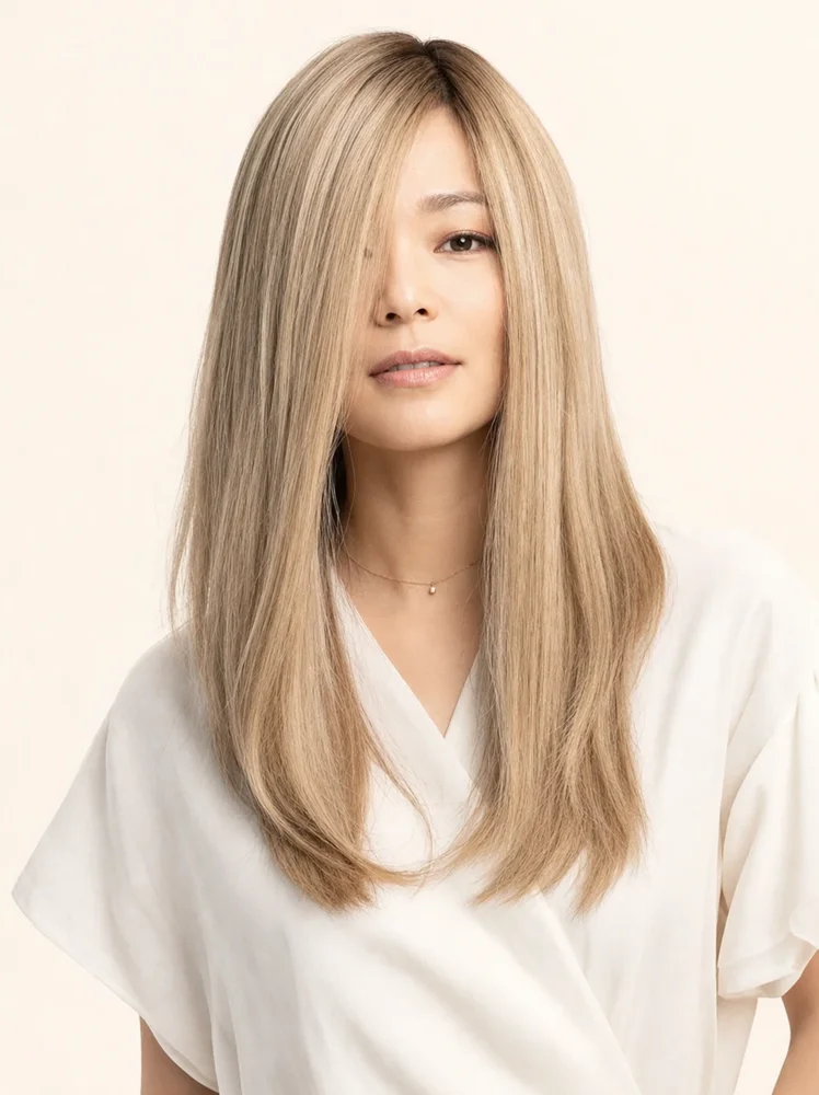 Louis Ferre PLF 005HM | Human Hair Lace Front Wig (Hand-Tied) — product style image