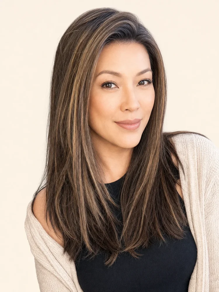 Envy Veronica | Human Hair/ Synthetic Blend Wig (Mono Top) — product style image