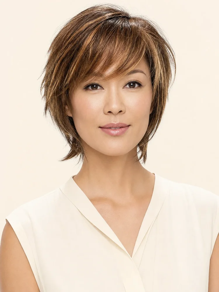 Jon Renau Diane | Synthetic Lace Front Wig (Hand-Tied) — product style image