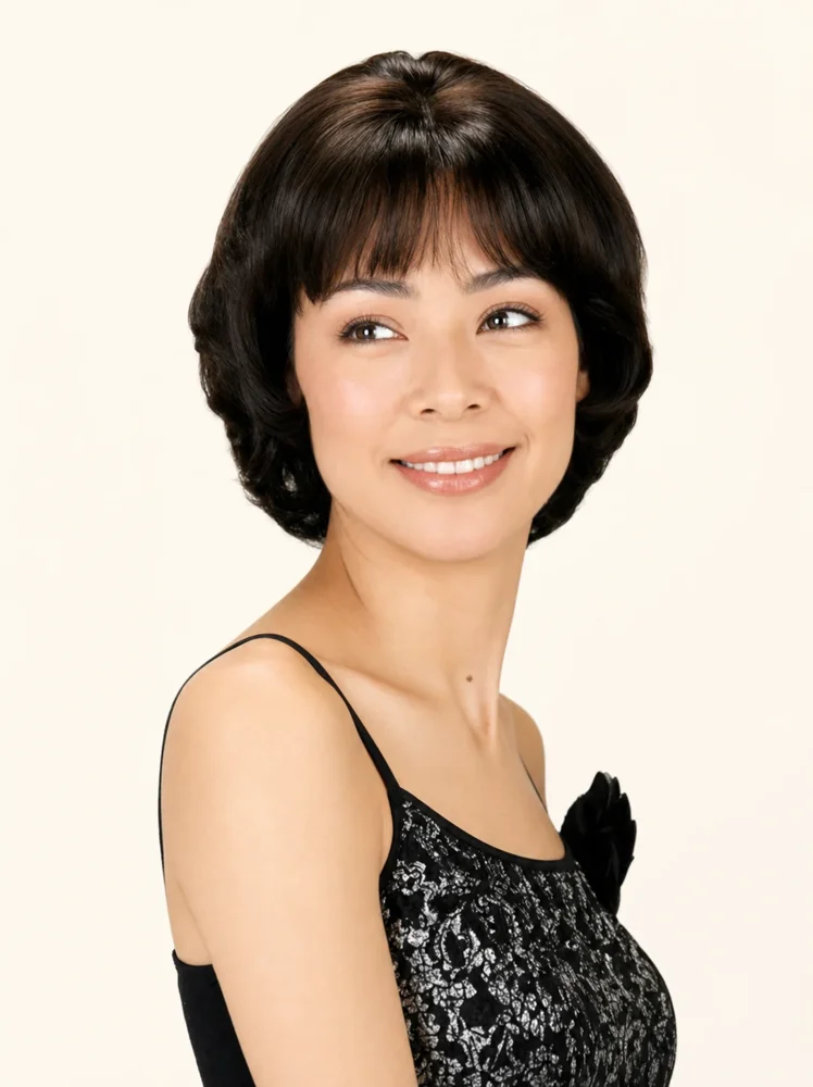 Motown Tress H-6410 Nina | Human Hair Wig (Basic Cap) | DISCONTINUED|假髮選款展示