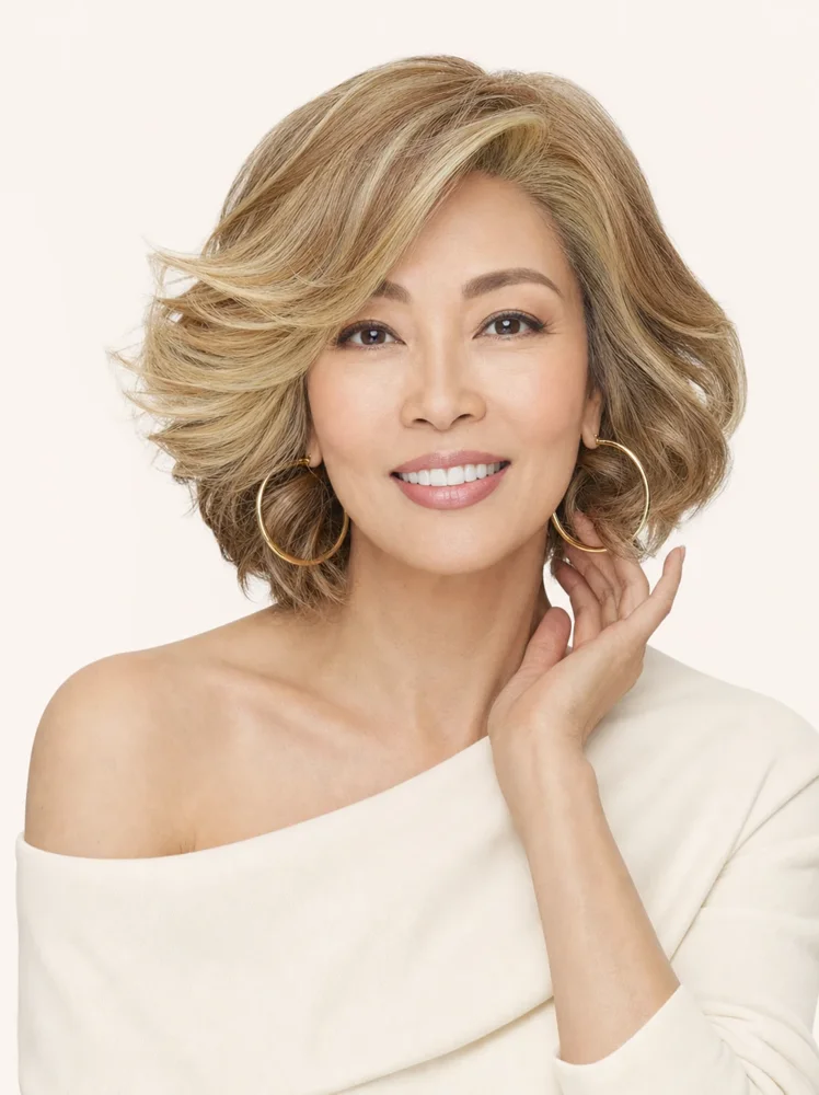 Raquel Welch Flirt Alert | Synthetic Lace Front Wig (Mono Part) — product style image