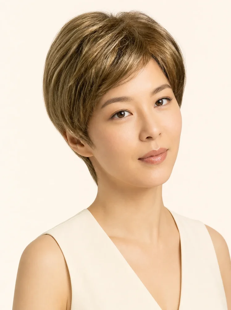 Estetica Mono Wiglet 5 | Synthetic Hair Piece (Mono Top)|假髮選款展示