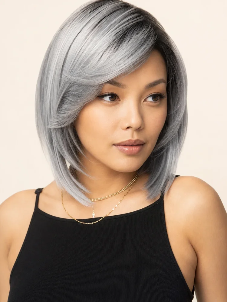 Rene of Paris Silky Sleek | Synthetic Wig (Basic Cap) | DISCONTINUED|假髮選款展示