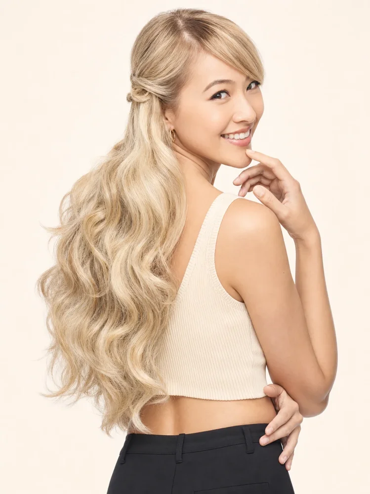 Hairdo 20" Invisible HF Synthetic Hair Extensions (1 Piece) | Halo|假髮選款展示