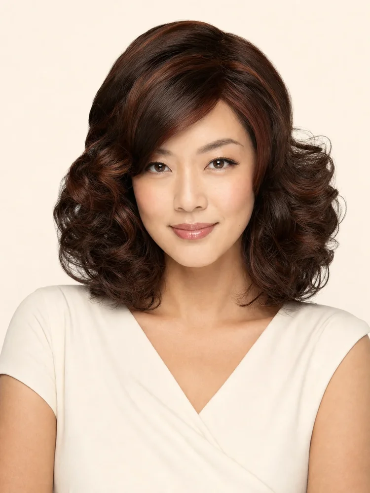 TressAllure Casual Curls | Synthetic Lace Front Wig (Mono Part)|假髮選款展示