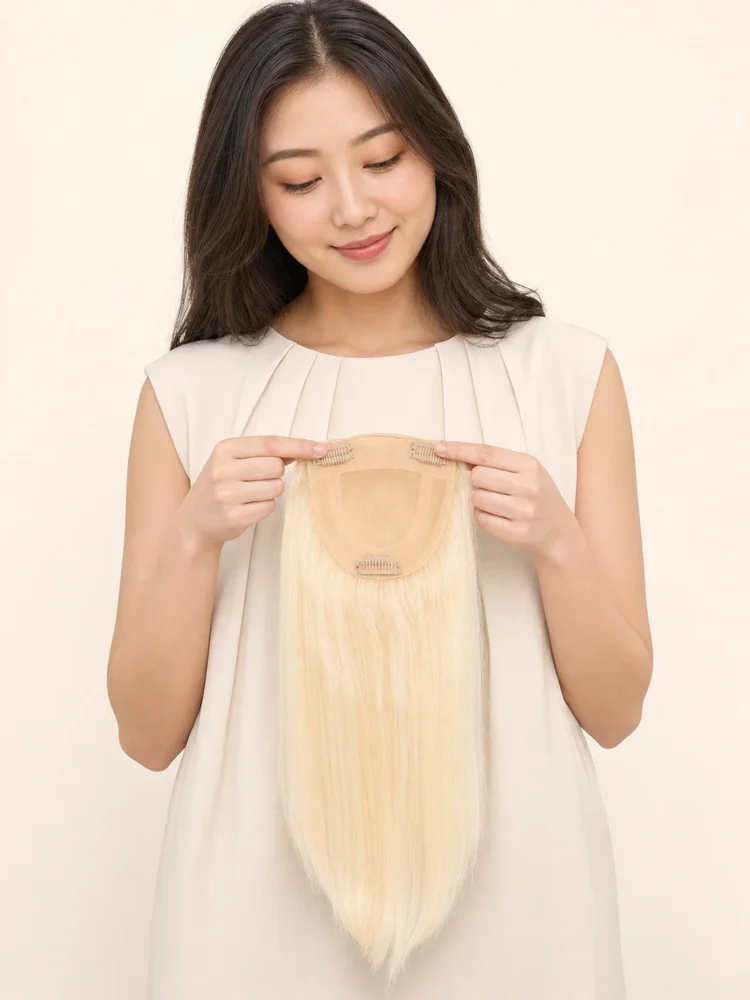 Louis Ferre Toppiece 3002 | Human Hair Hair Topper (Mono Base) | UNAVAILABLE|假髮選款展示