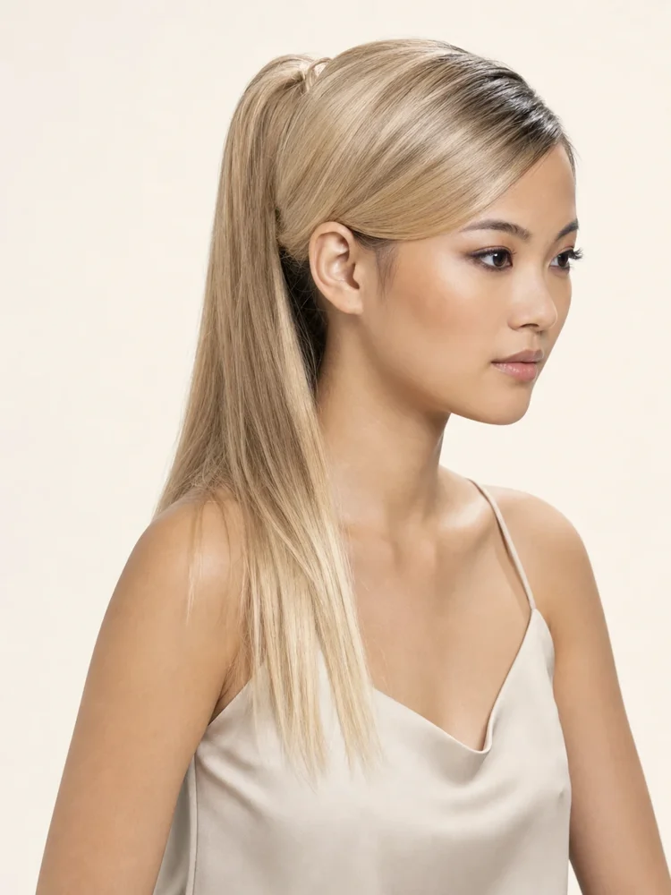 Forever Young Long Shot Synthetic Drawstring Hairpiece | Synthetic Ponytail | DISCONTINUED|假髮選款展示