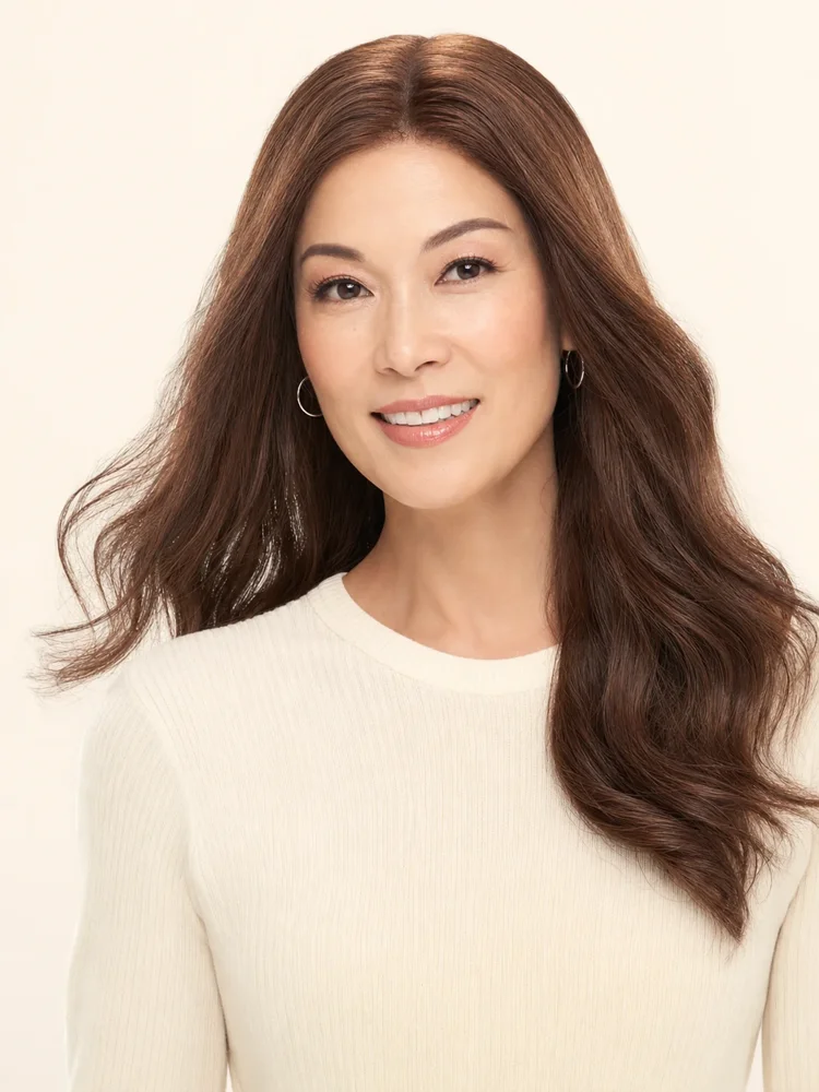 Jon Renau Top Smart HH 18" | Lace Front Remy Human Hair Topper (Mono Top)|假髮選款展示
