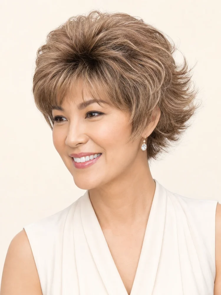 Noriko Mason | Synthetic Wig (Basic Cap) — product style image