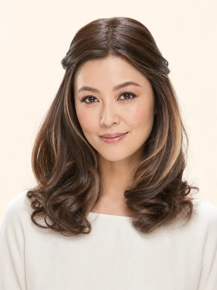 Jon Renau easiPart HD XL 18" | HF Synthetic Hair Topper (Mono Top)|假髮選款展示