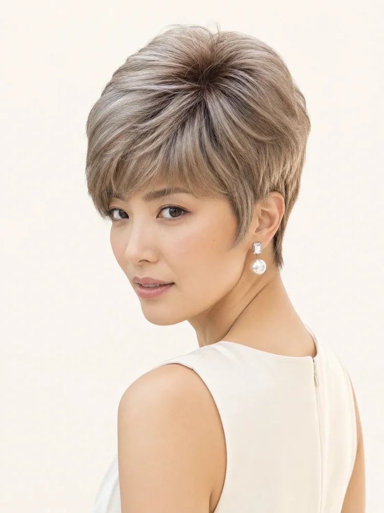 Noriko Jax | Synthetic Wig (Mono Part) | DISCONTINUED|假髮選款展示
