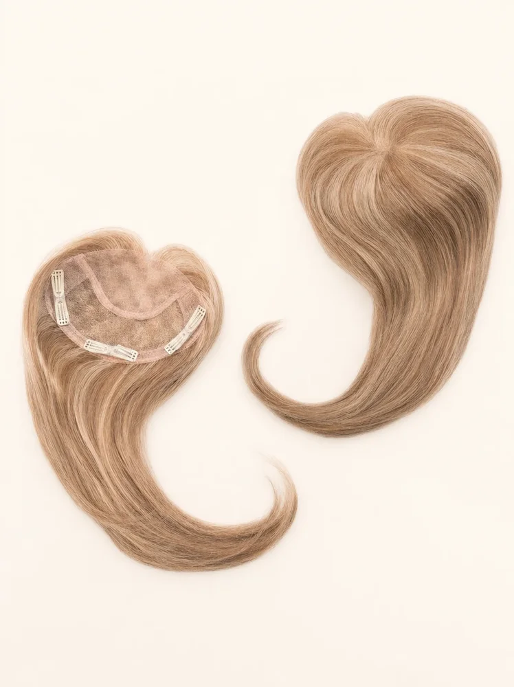 Envy Add-On Front | Human Hair Topper (Full Mono) | DISCONTINUED|假髮選款展示