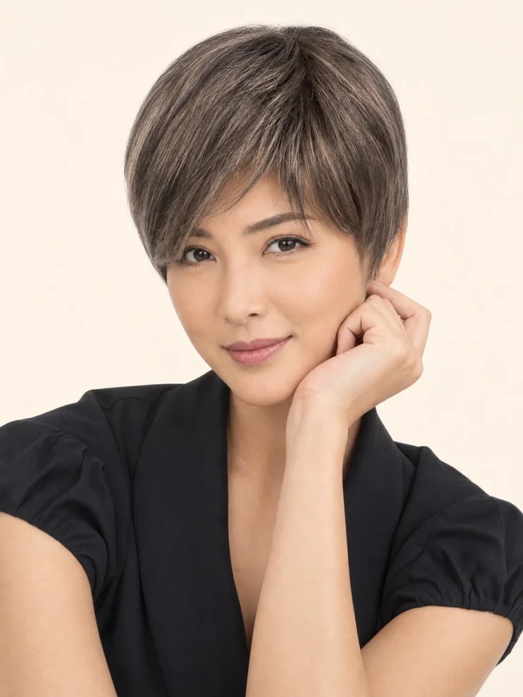 Ellen Wille Lace Top | Synthetic Hair Topper with Lace Front (Mono Top)|假髮選款展示