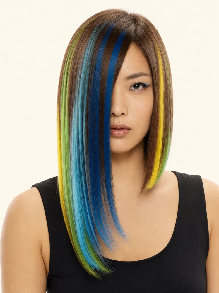 easihair 16" easiLites Human Hair Extensions (1 Piece) | Clip In Color | DISCONTINUED|假髮選款展示