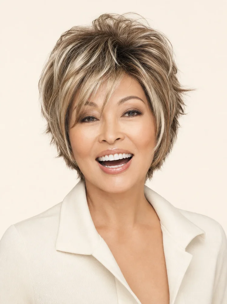 Raquel Welch Salon Cool | Synthetic Lace Front Wig (Mono Top) — product style image