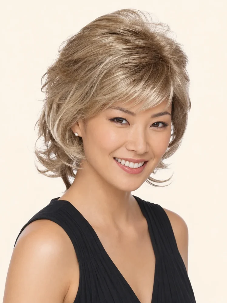 Estetica Angela | Synthetic Wig (Basic Cap) — product style image