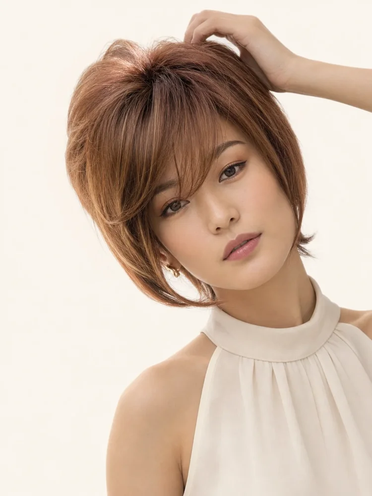 Noriko Kate | Synthetic Wig (Basic Cap) — product style image