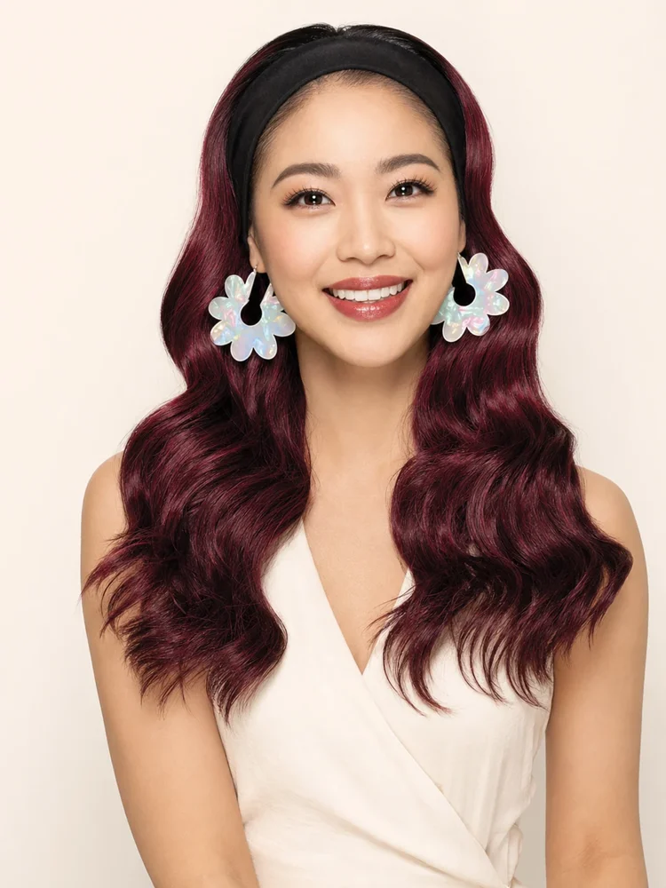 Kim Kimble 20" Wavy Waves Headband Wig | Synthetic Hairpiece|假髮選款展示