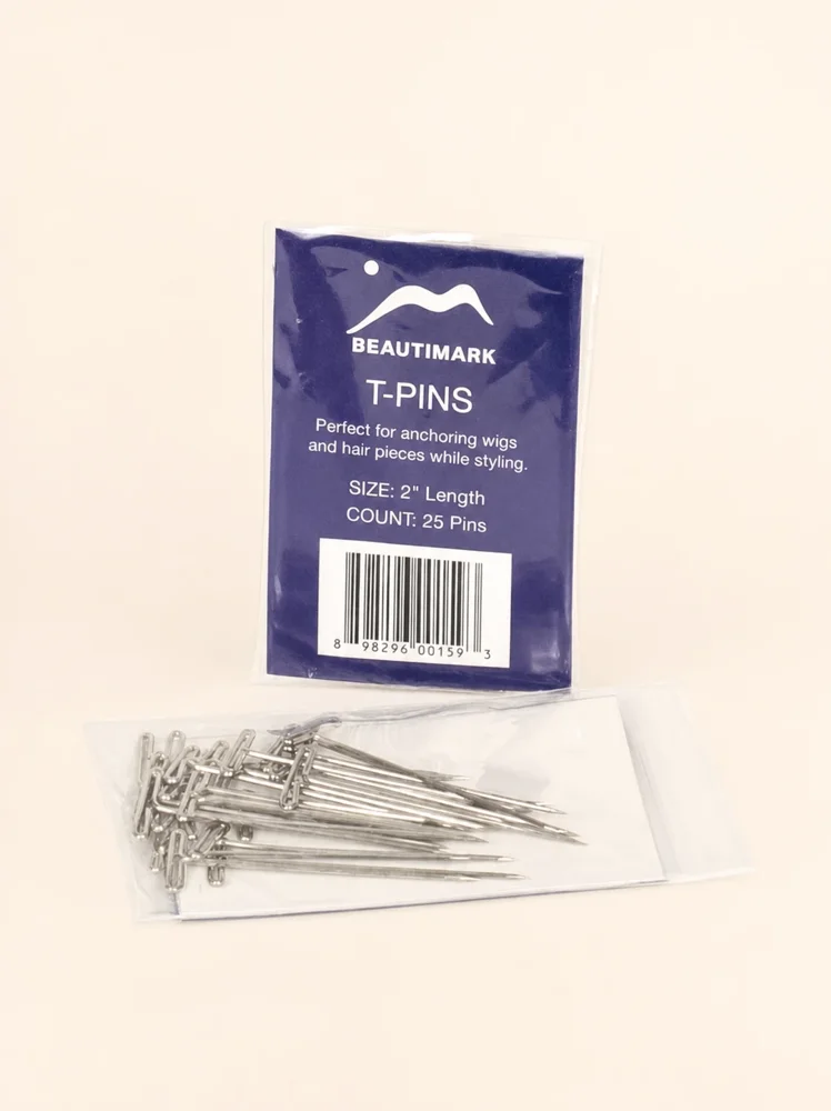 BeautiMark T-Pins (Pack of 25)|假髮選款展示
