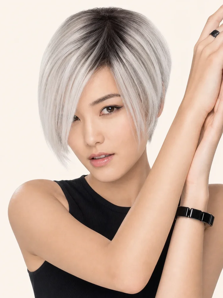 Ellen Wille Amaze | Human Hair/Synthetic Blend Lace Front Wig (Mono Top) — product style image