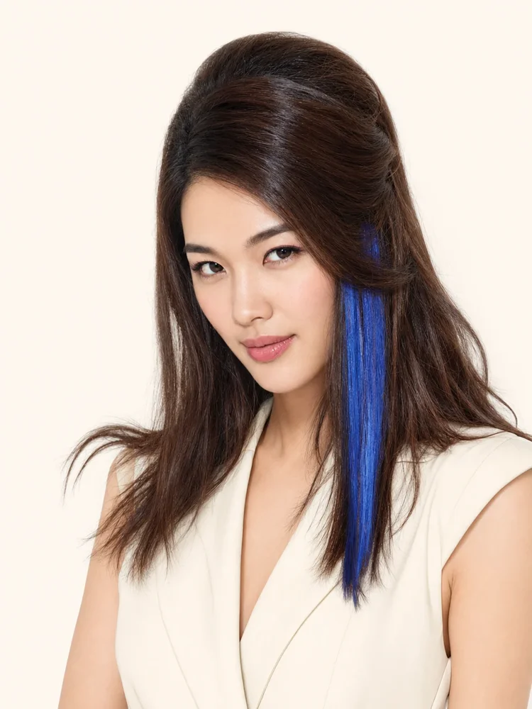 PutOnPieces 16" Clip In Color Blend Strip (1pc) — product style image