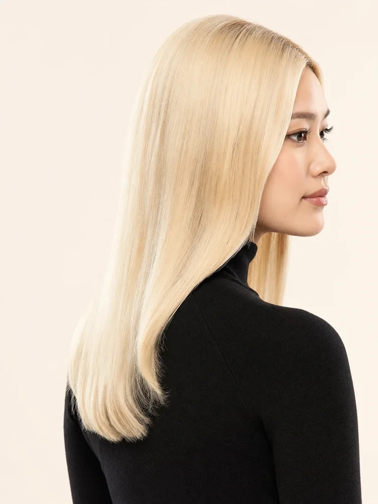 easihair easiPieces 16" L x 9" W | Remy Human Hair Piece (1 Piece) | DISCONTINUED|假髮選款展示