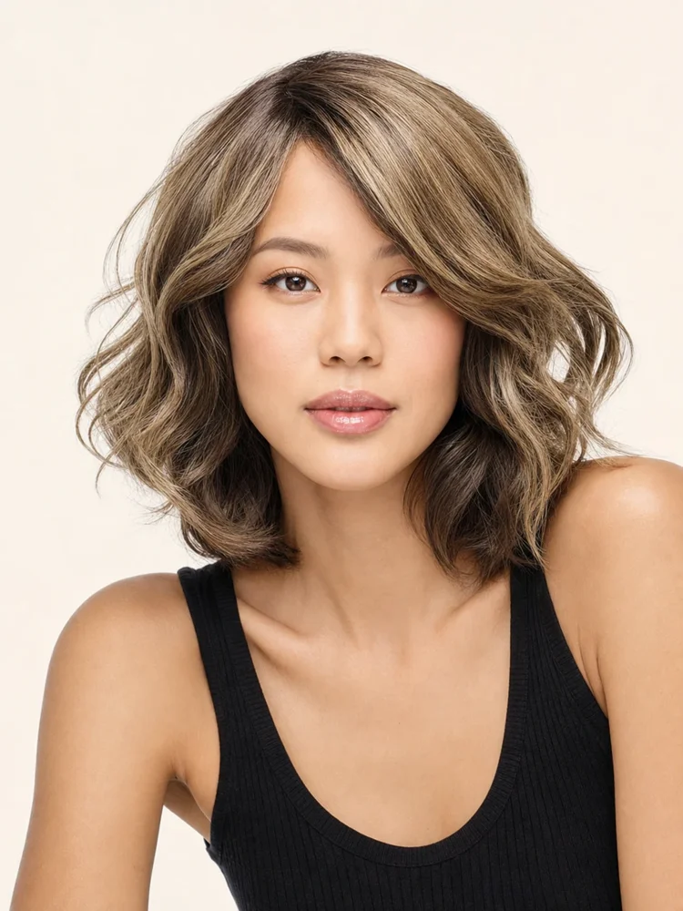 Hairdo 10" Au Natural Waves Topper | Synthetic Hair Hair Topper (Mono Part)|假髮選款展示