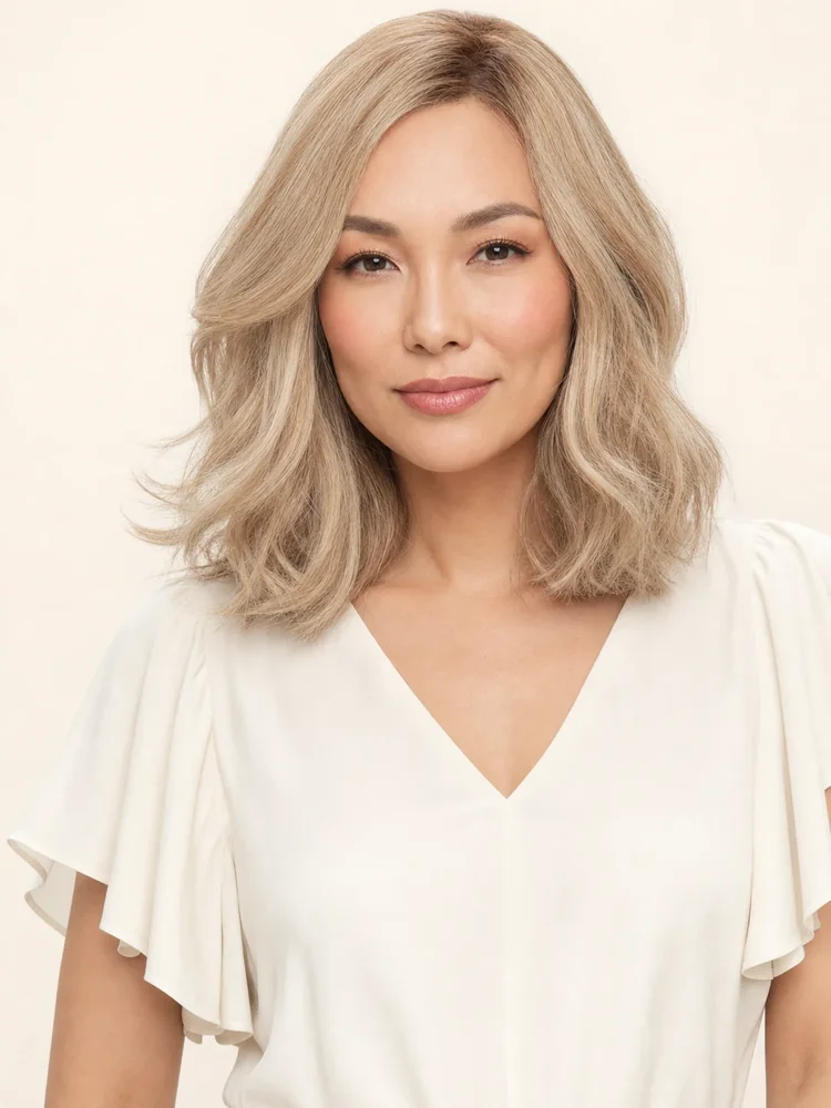 Jon Renau Carrie Exclusive | Human Hair Lace Front Wig (Mono Top) — product style image