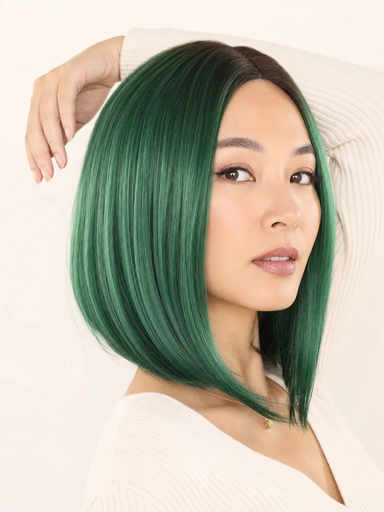 Hairdo Green IRL | Synthetic Lace Front Wig (Mono Part) — product style image