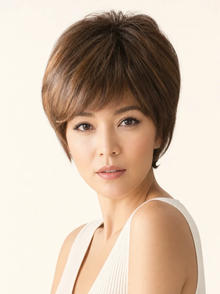 Noriko Madison Gradient | Synthetic Wig (Mono Top) — product style image