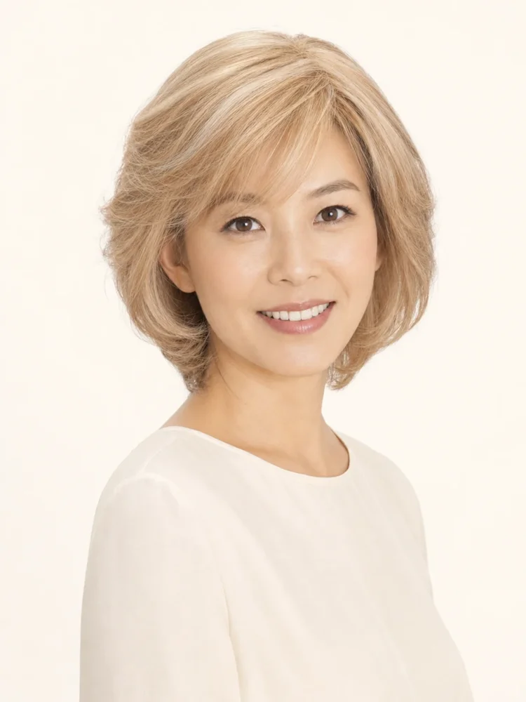Louis Ferre PLF 004HM | Human Hair Lace Front Wig (Hand-Tied) — product style image