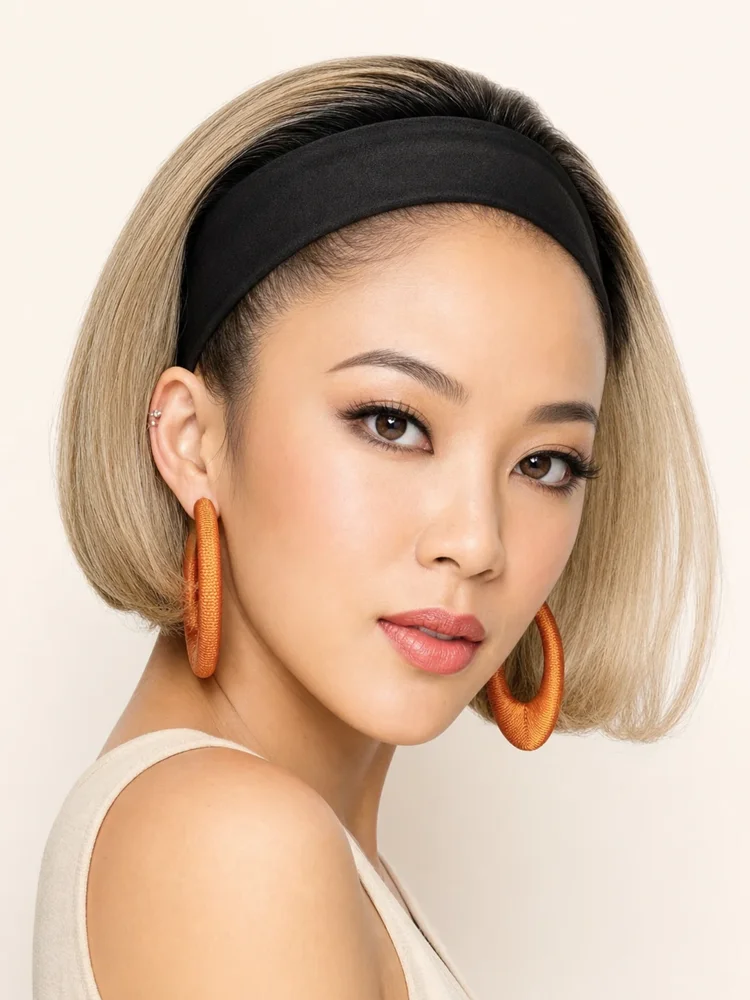 Kim Kimble Classic Bob Headband Wig | Synthetic Hairpiece|假髮選款展示