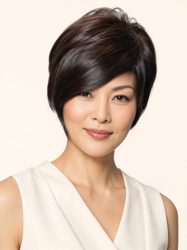 Noriko Izzie | Short Synthetic Wig (Basic Cap) | DISCONTINUED|假髮選款展示