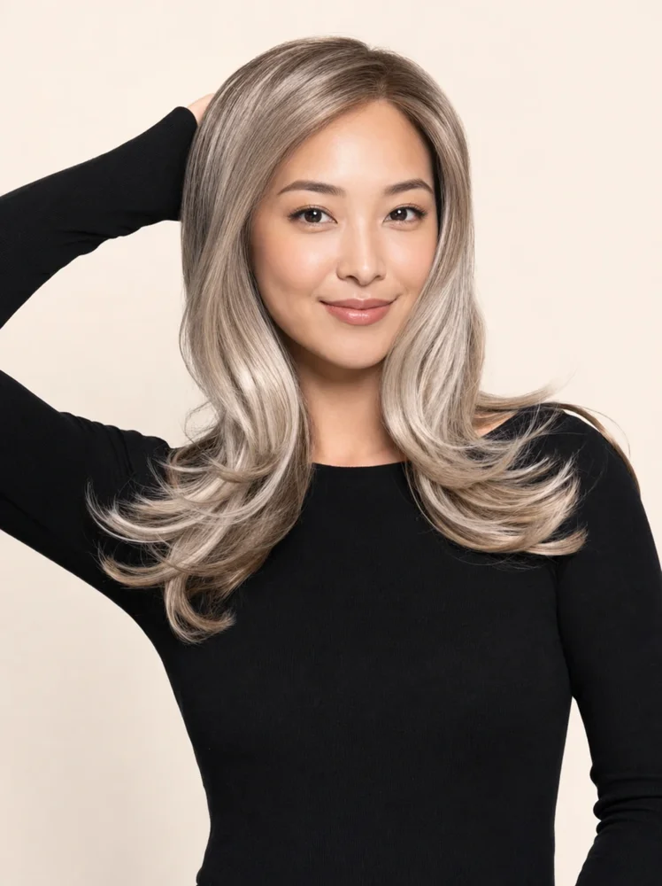 Ellen Wille Savelli | Synthetic Lace Front Wig (Mono Part) — product style image