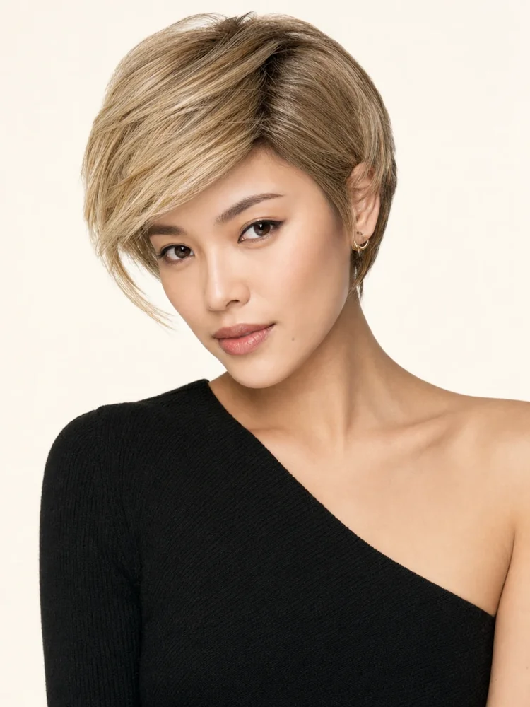 TressAllure Angled Pixie | HF Synthetic Wig (Basic Cap)|假髮選款展示
