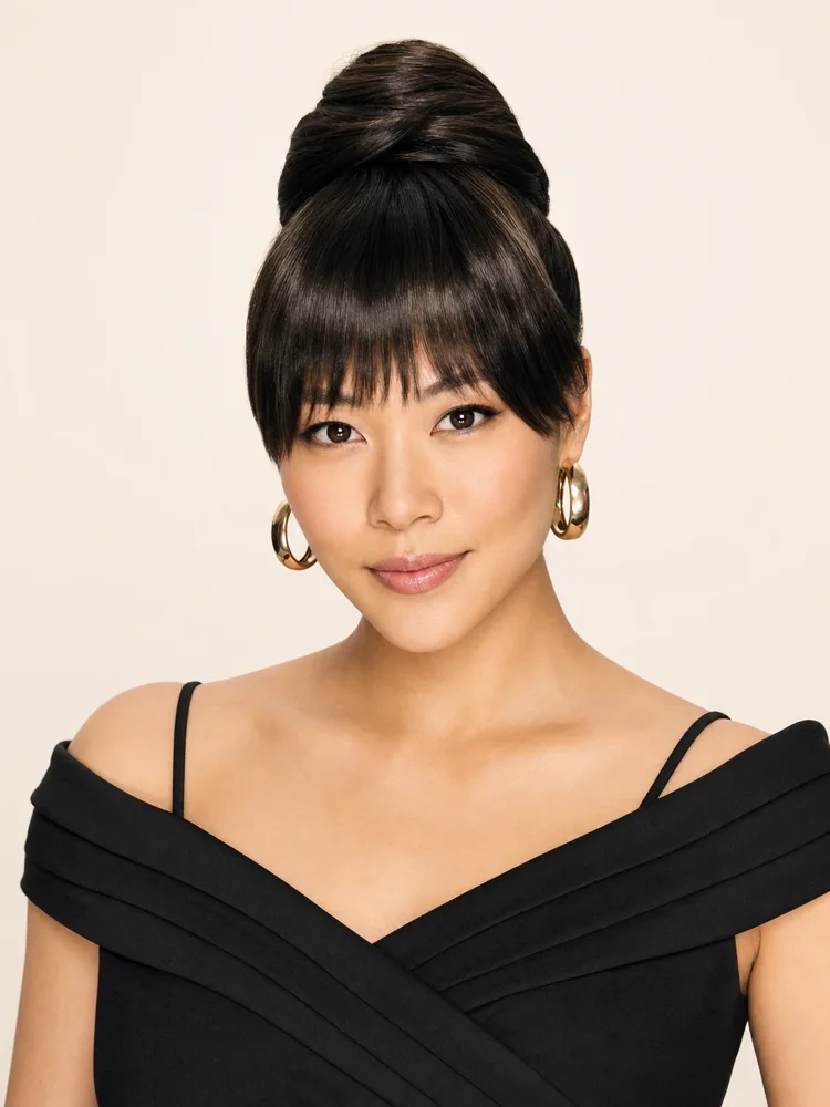 Hairdo Trendy Fringe & Bun | Synthetic Hair Wrap|假髮選款展示
