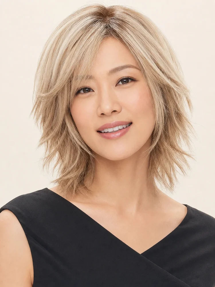 Jon Renau Top Form 6-8 Exclusive Colors | Remy Human Hair Topper — product style image