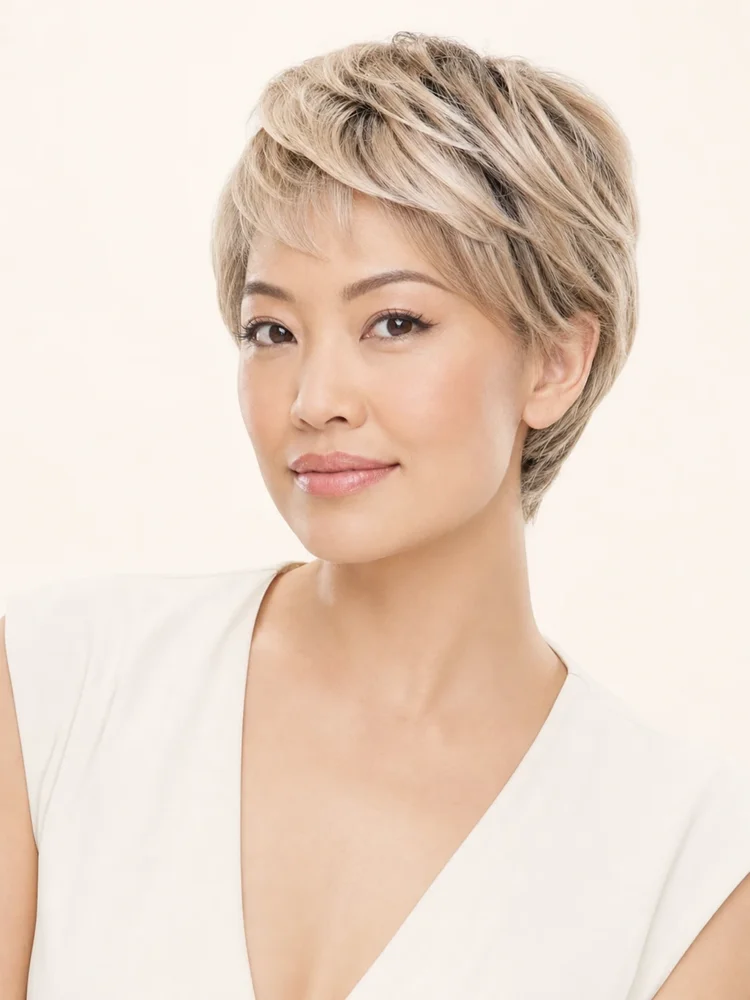 Jon Renau Anne | HF Synthetic Lace Front Wig (Hand-Tied) — product style image