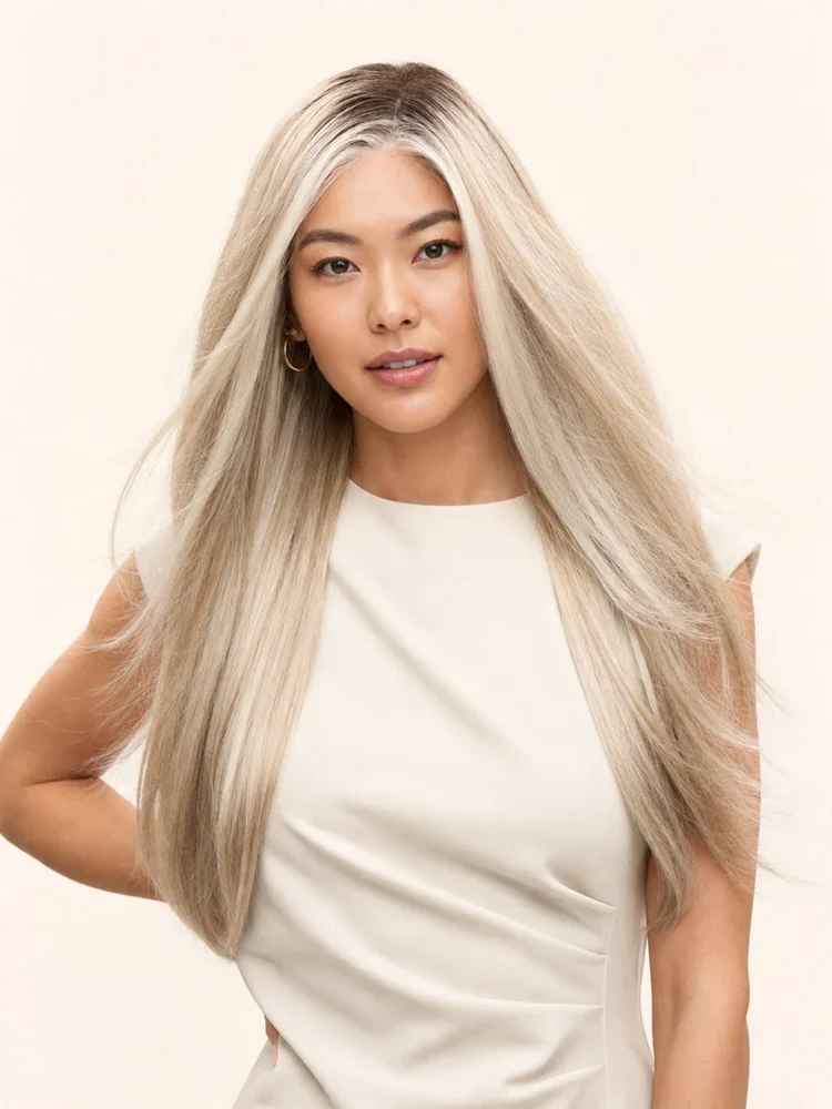 Jon Renau Avery | Synthetic Lace Front Wig (Mono Top) — product style image