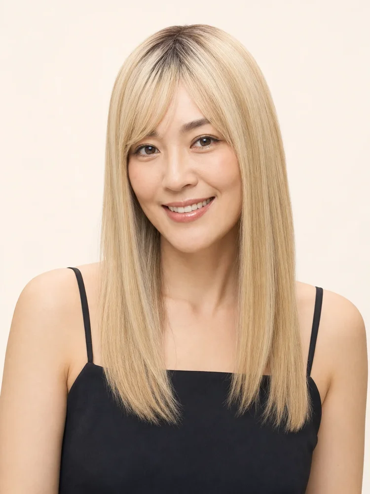 Jon Renau EasiTop Lite Petite Human Hair 14" | Human Hair Topper (Mono Top)|假髮選款展示
