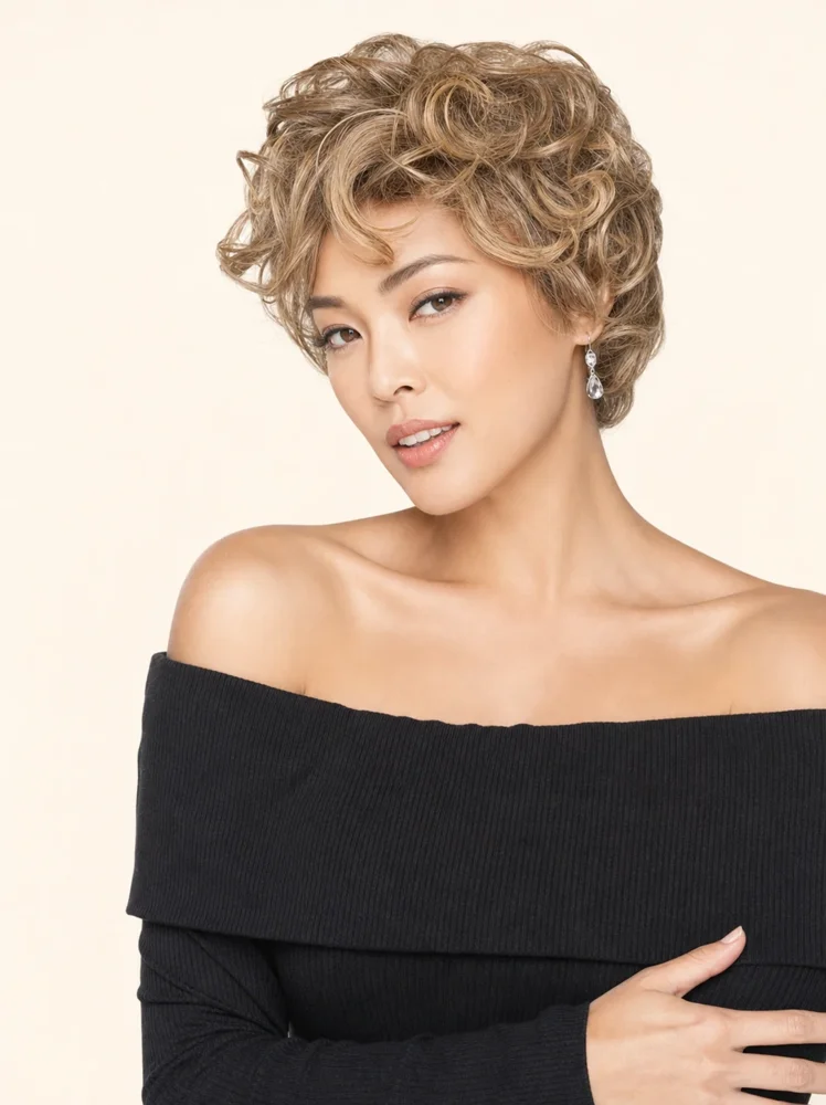 TressAllure Modern Curls | HF Synthetic Wig (Basic Cap)|假髮選款展示