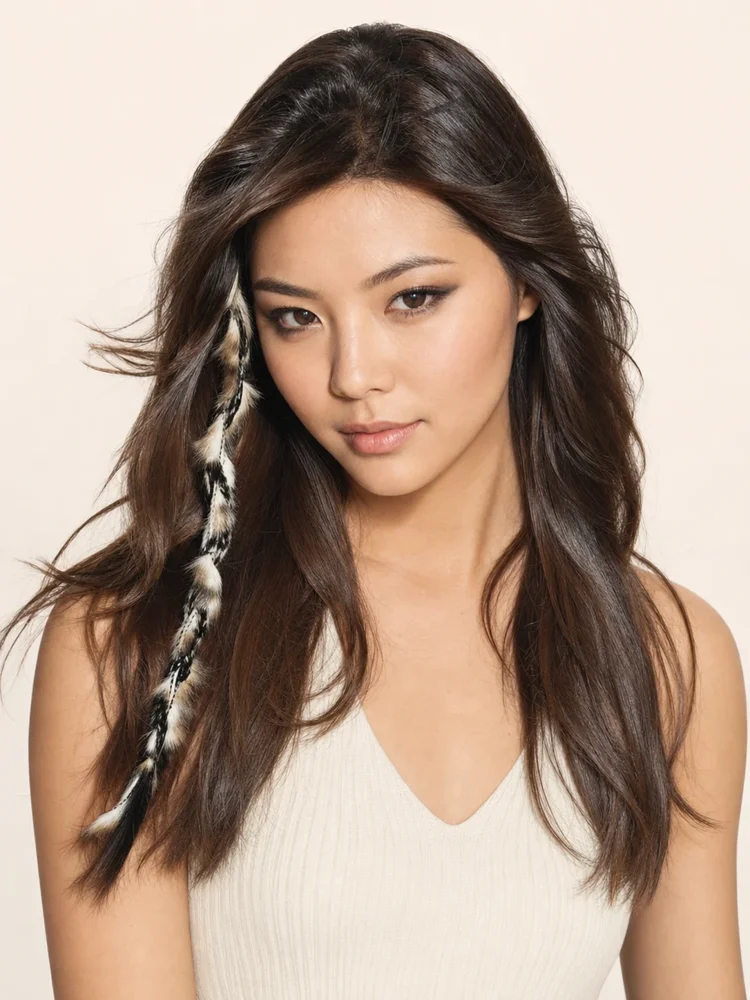 PutOnPieces Faux Fur Braid — product style image