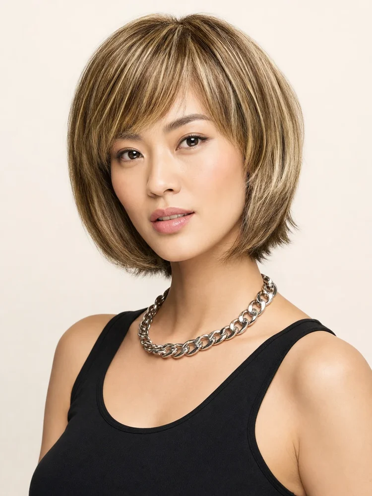 Hairdo Flirty Fringe Bob | HF Synthetic Wig (Basic Cap) — product style image