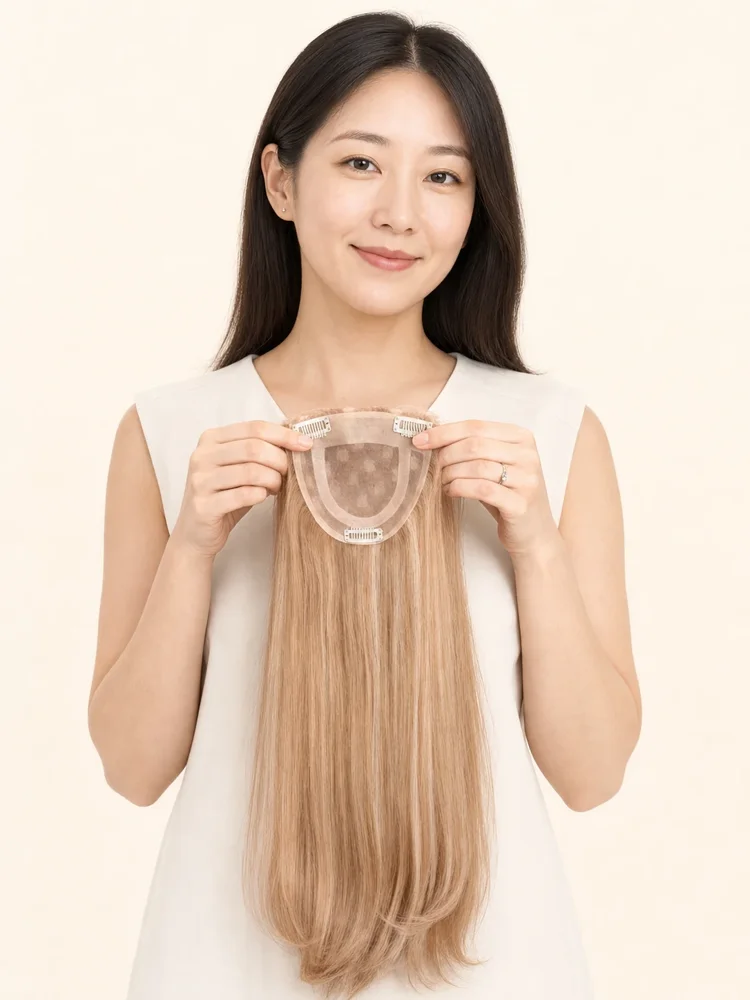 Louis Ferre Toppiece 3003 | Human Hair Topper (Mono Base) | UNAVAILABLE|假髮選款展示