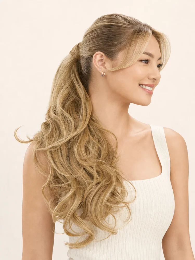easihair EasiPony Long Wavy HD | Synthetic Ponytail|假髮選款展示
