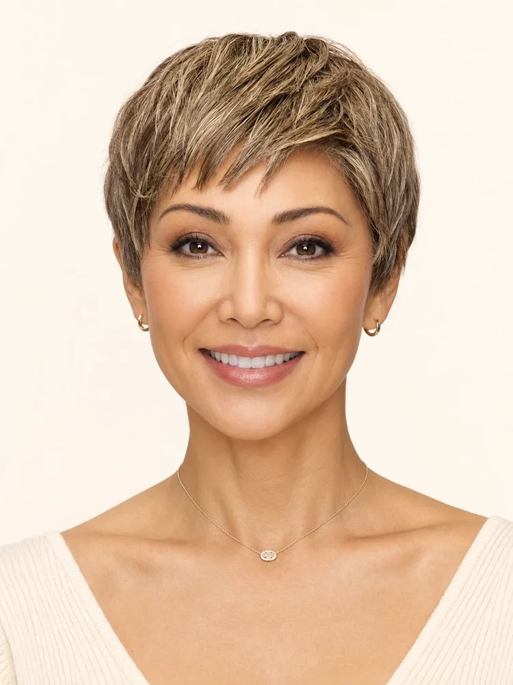 Jon Renau Iris | Synthetic Lace Front Wig (Mono Crown) — product style image