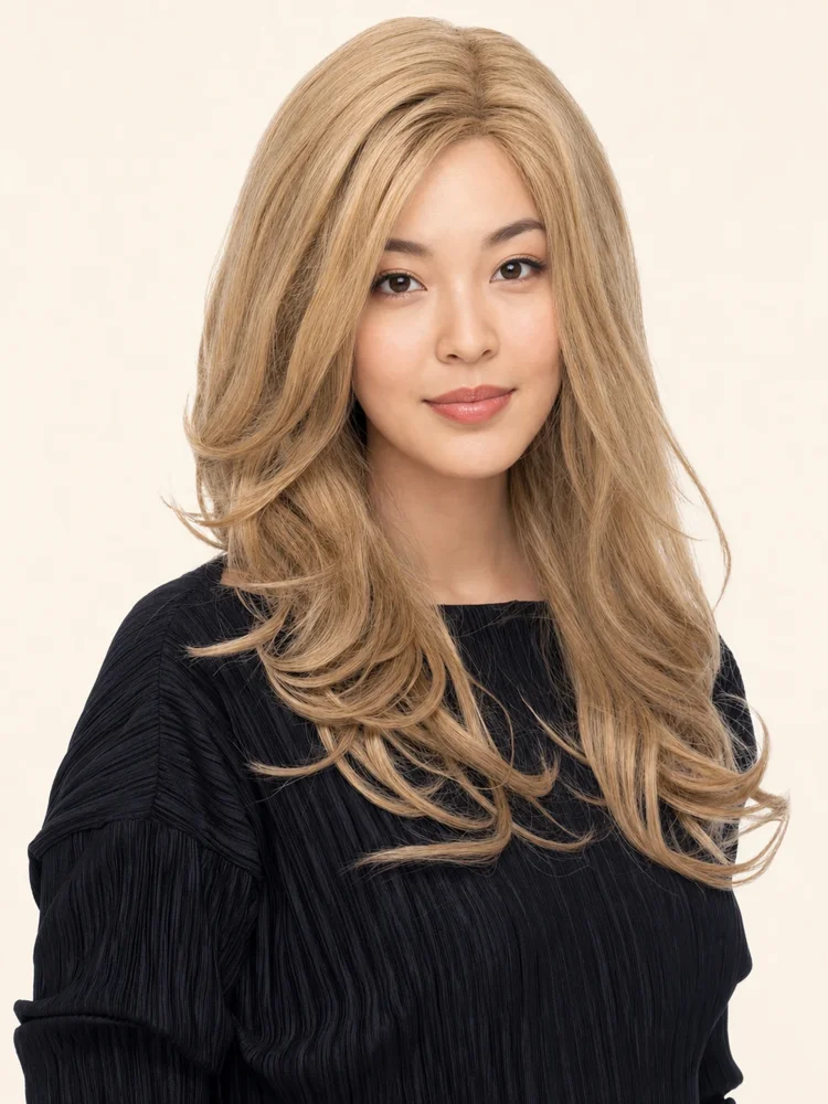 Estetica Eva | Remi Human Hair Wig | Lace Front (Mono Top) — product style image